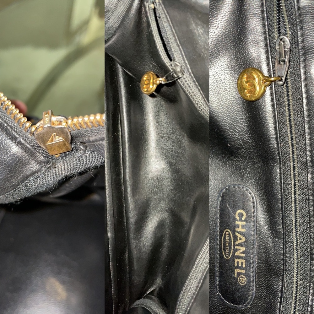 SALE!!! 🎉🎉🎉Chanel Vintage Lambskin Diamond Stitch Boston Bag - Picture 14 of 16